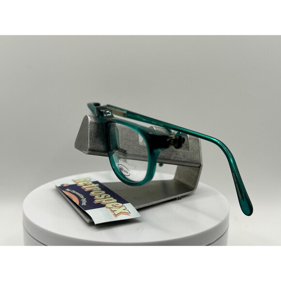True Vintage Eyeglasses NOS Half Eye/Reader Original Demo Lens Dimensions Green - Picture 9 of 10